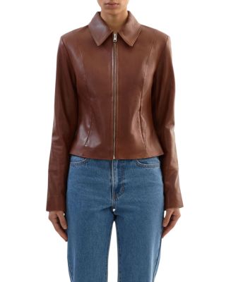 Oceana Fitted Leather Jacket