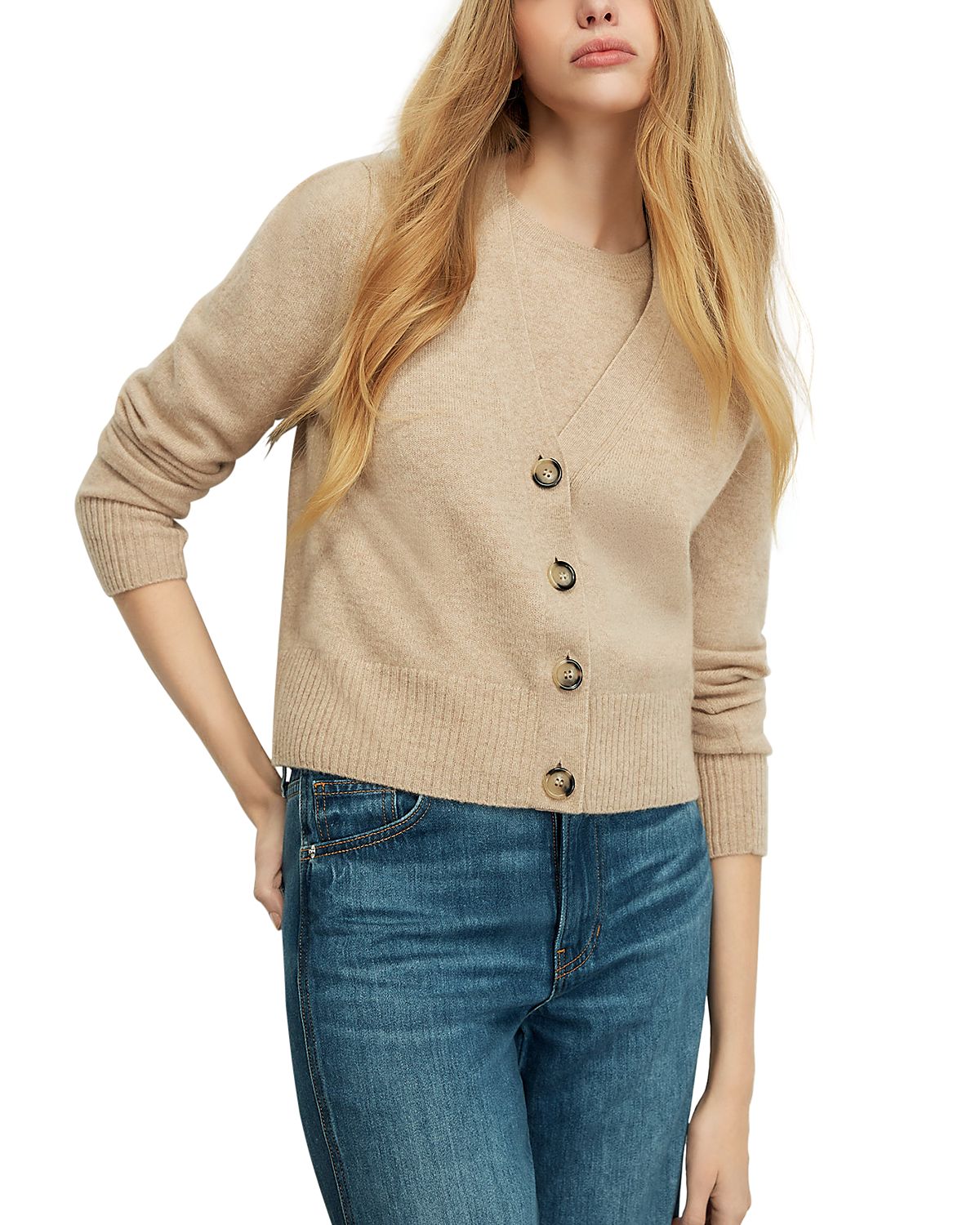 Veronica Beard Solene Cashmere Cardigan