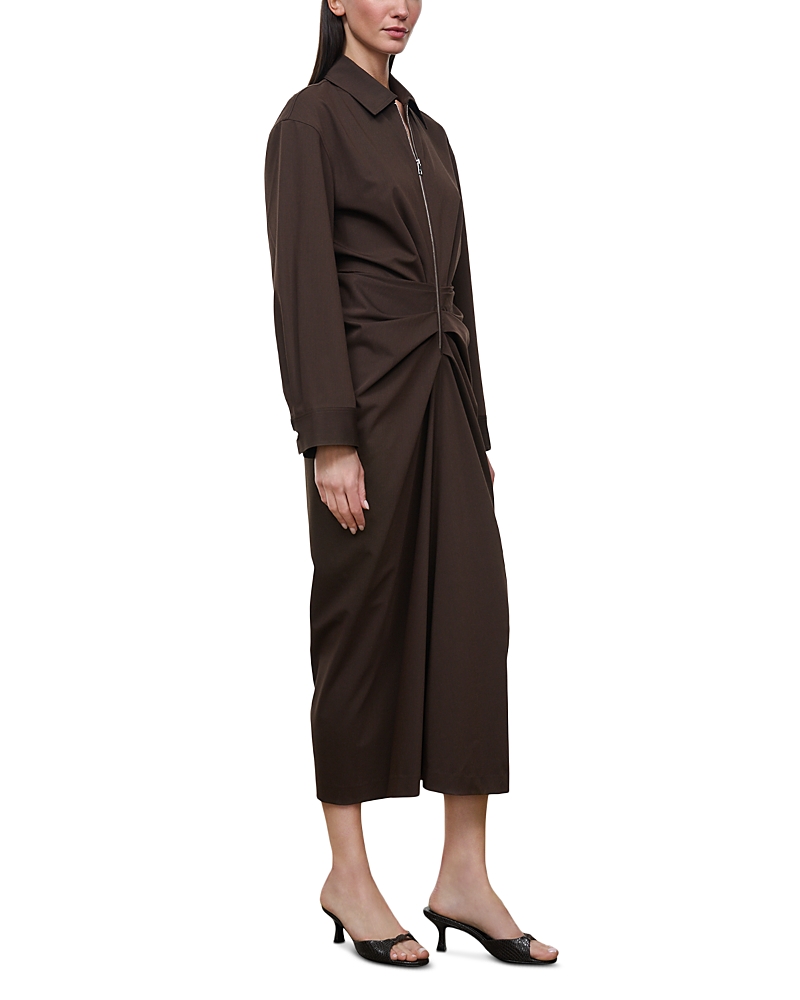 Staud Adler Gathered Waist Dress