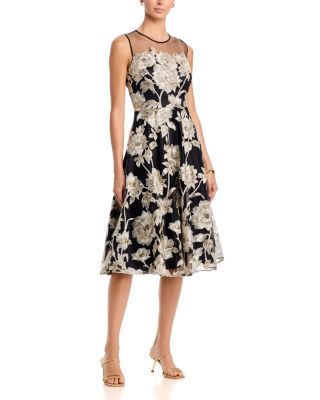 Lace Sleeveless Midi Dress