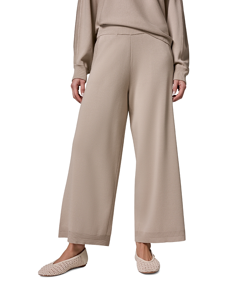 Donna Karan Milano Stitch Wide Leg Pull On Pants