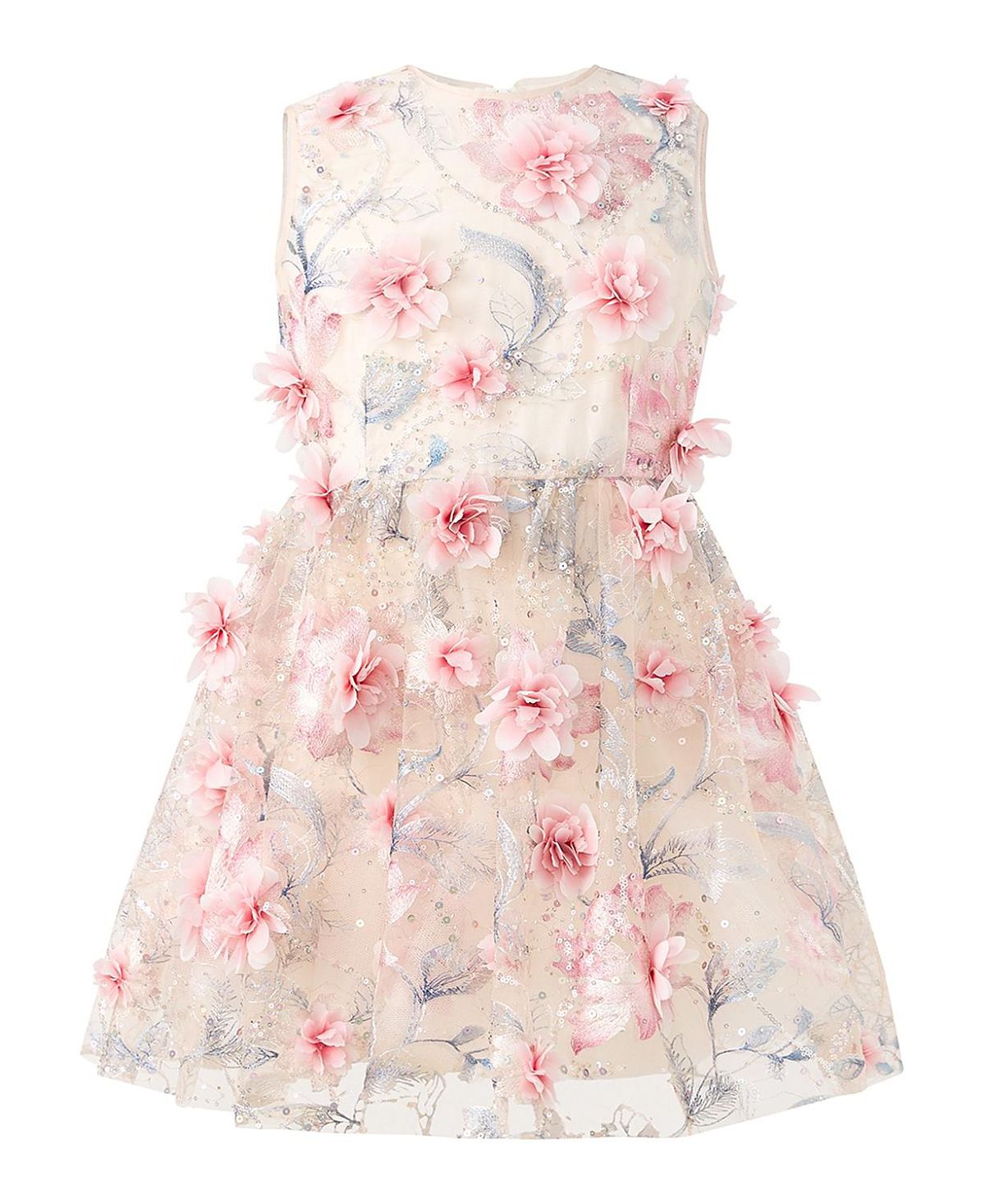 Marlo Kids Girls' Rosalia Embroidered Mini Dress - Little Kid, Big Kid