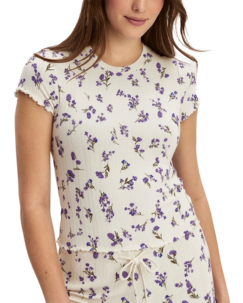 Knix Printed Pointelle Sleep T Shirt