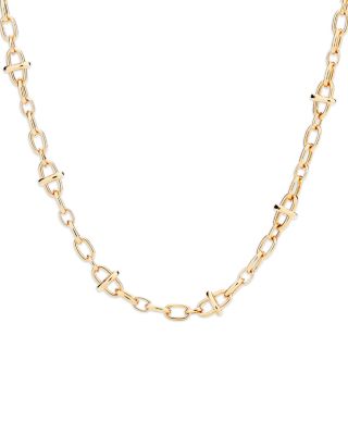18K Yellow Gold Iconica Link Necklace, 17.3"