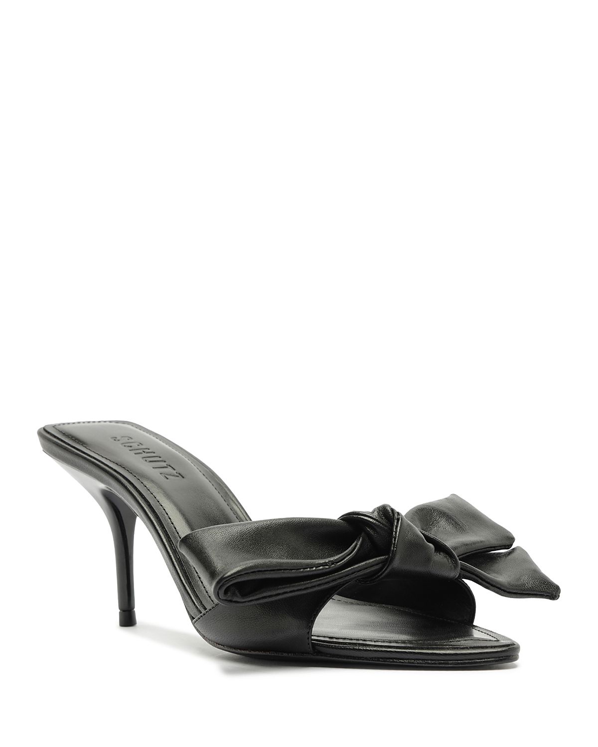 Schutz Women's Elodie Leather Bow Sandals