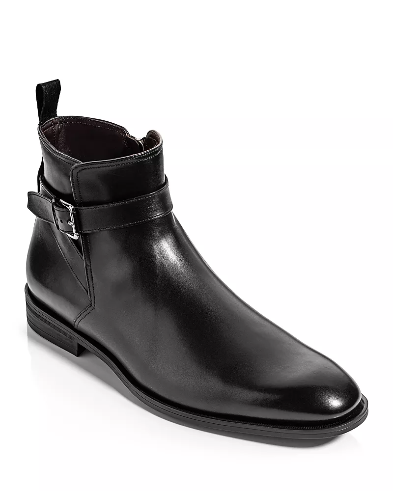 To Boot New York Men's Desmond Leather Buckle Boots