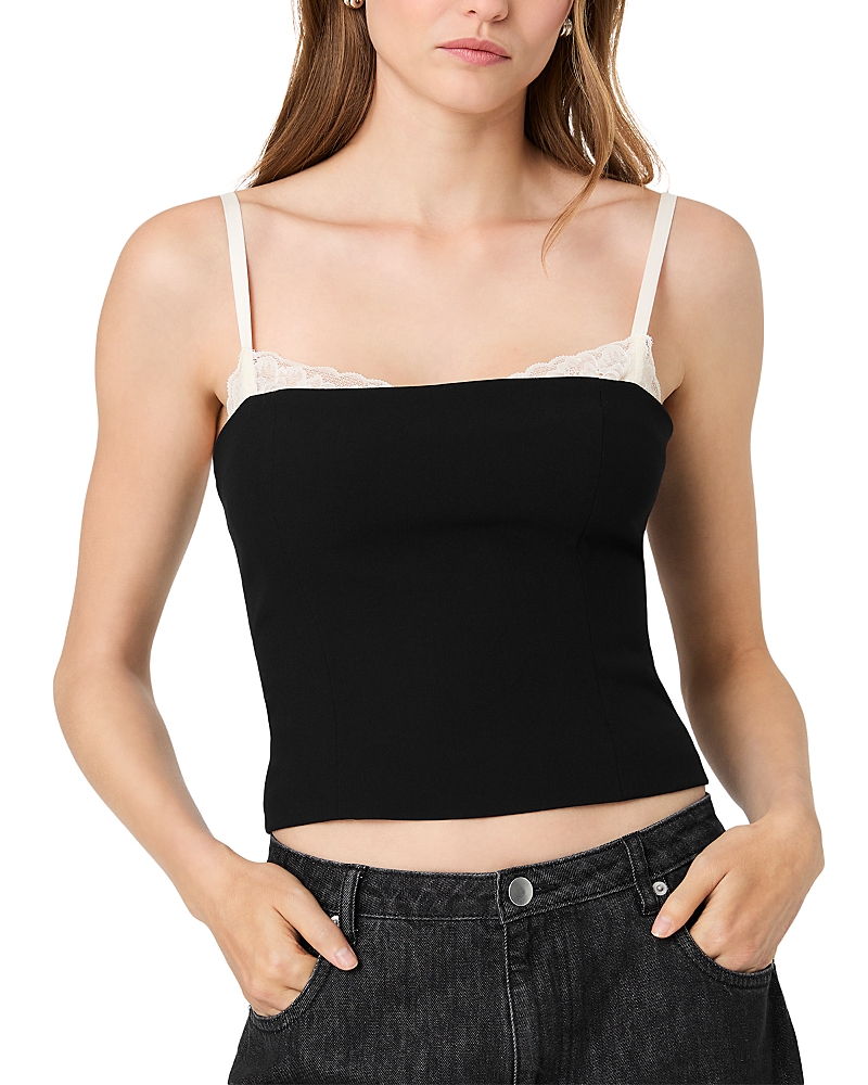 French Connection Azra Lace Peekaboo Top