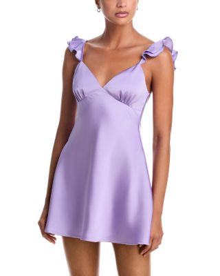 Risa Ruffle Strap Mini Dress