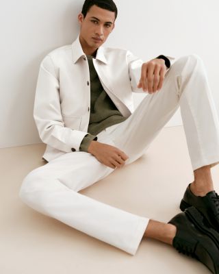 Theory - Theory  19ss リネンジャケット ホワイト Theory Jacket in Moonsoft Cotton | Bloomingdale's Men