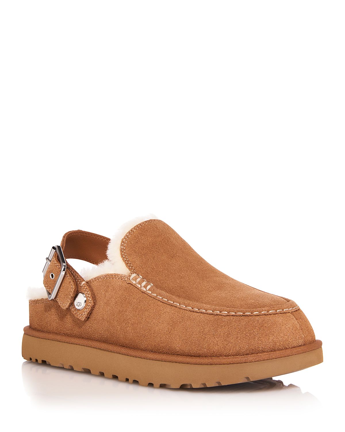 Ugg Women's Goldenstar Evelina Suede Clog Slippers
