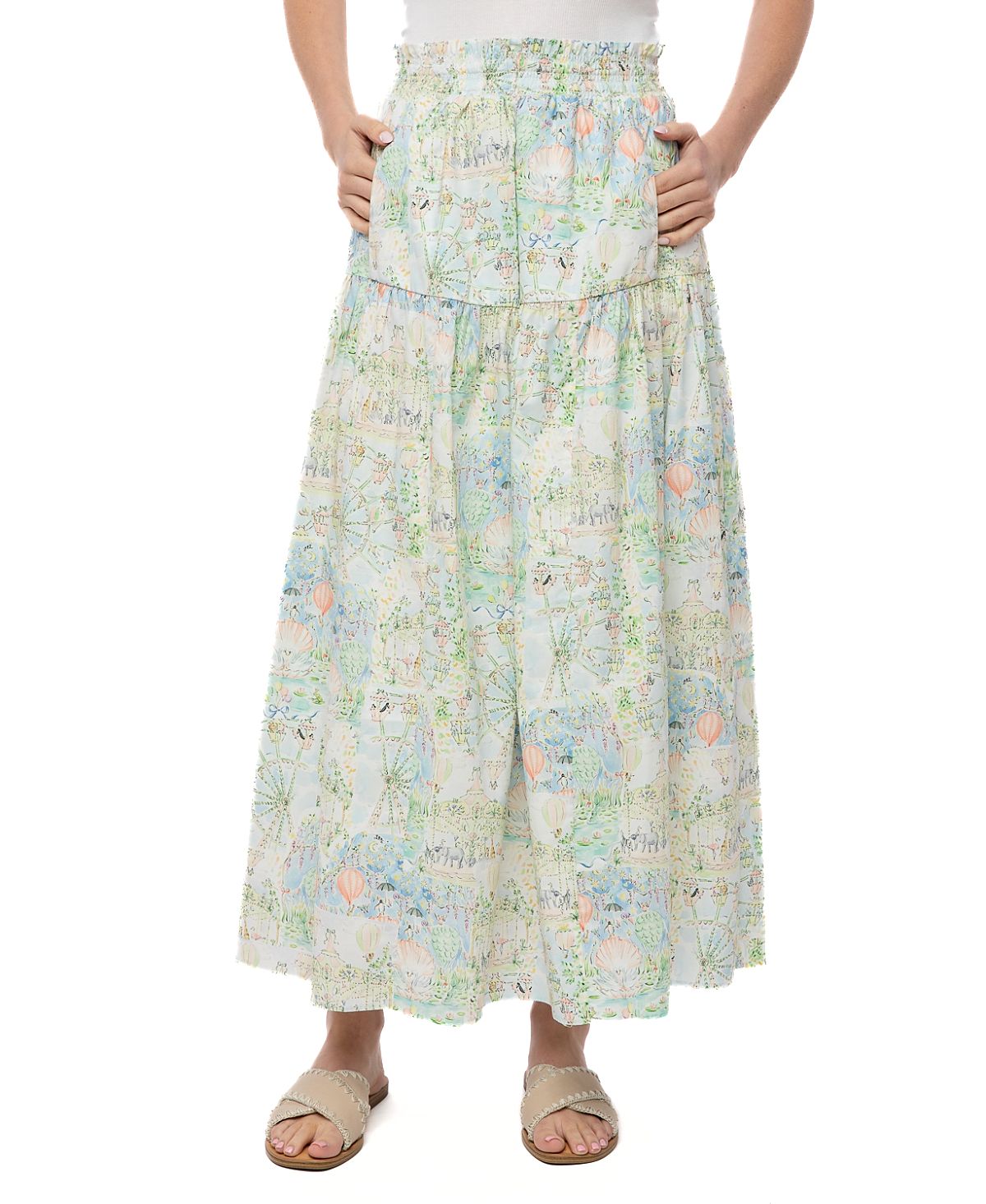 The Burgess Collection The Amalia Midi Skirt
