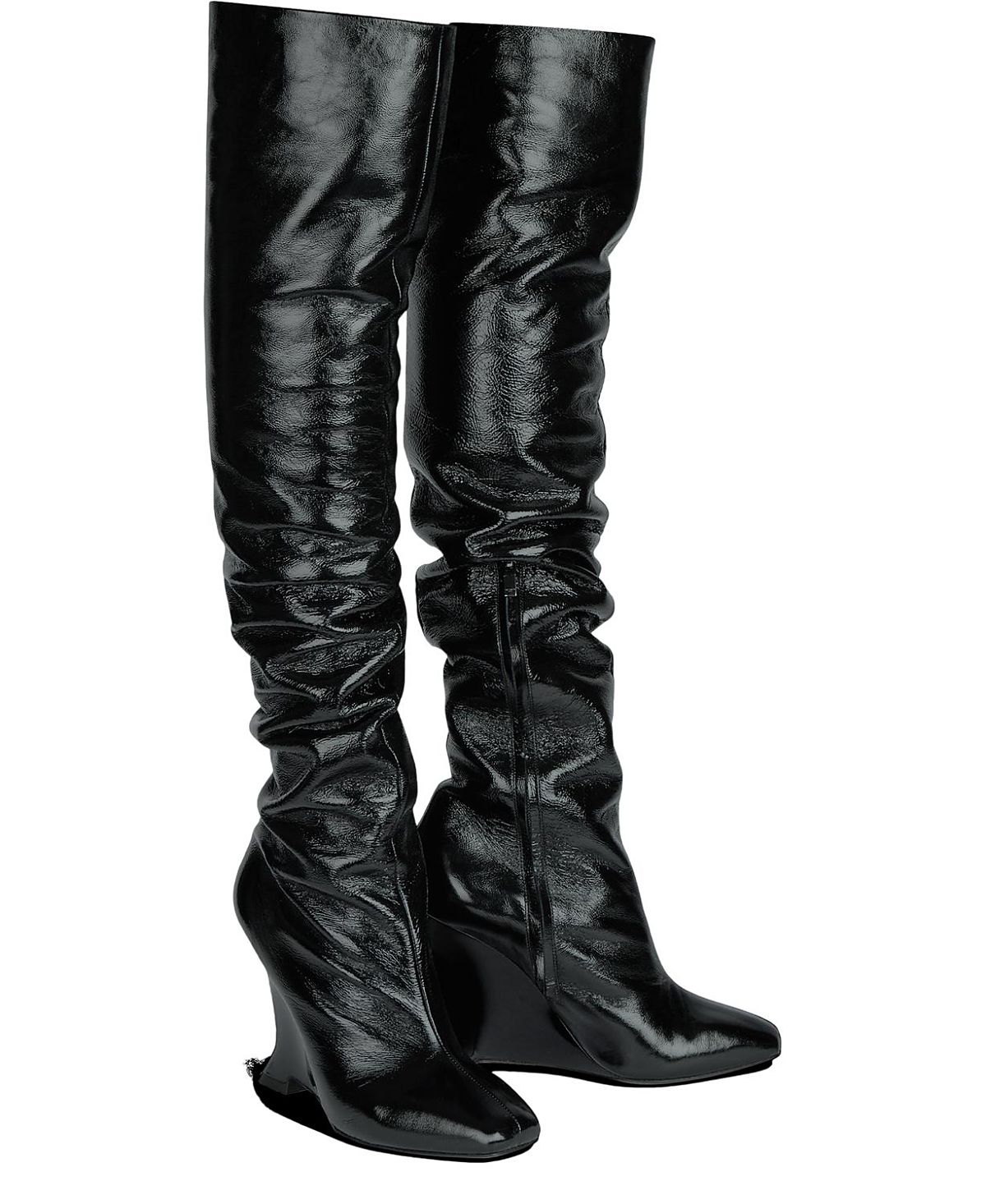 Balmain Women's Thigh-High Wedge Boots
