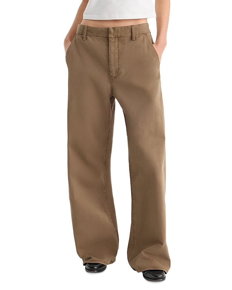 Good American Low Slung Baggy Trousers