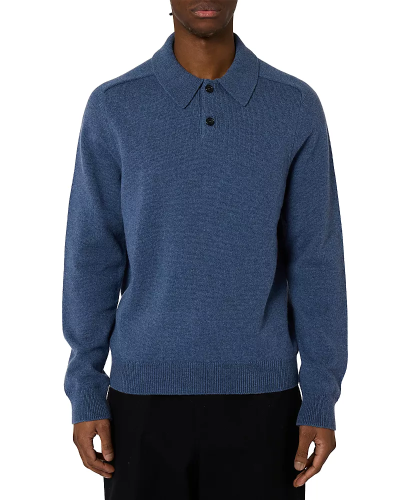 Ps Paul Smith Wool Knit Polo Sweater