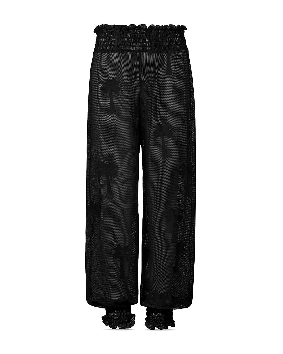 Johanna Ortiz Palm Nomad Cotton Smocked Pants