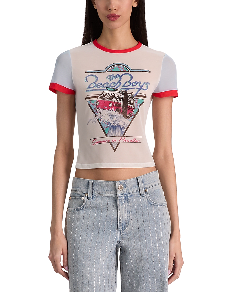 Alice And Olivia Tess Crewneck Tee
