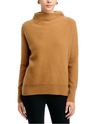 Boiled Cashmere Funnel Neck Sweater