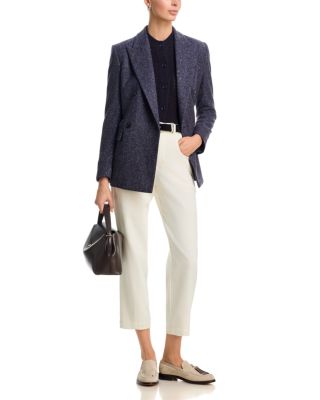 Crewneck Cashmere Cardigan Sweater - thumbnail 2