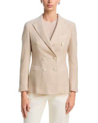 Eleventy Cashmere Double Breasted Jacket