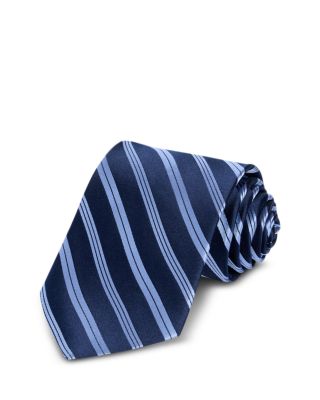 Silk Classic Stripe Tie - Exclusive