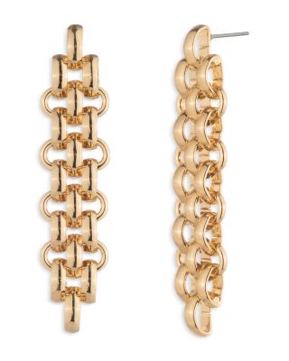 Rolo Chain Linear Earrings