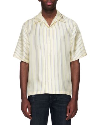 Sherbet Stripe Silk Shirt