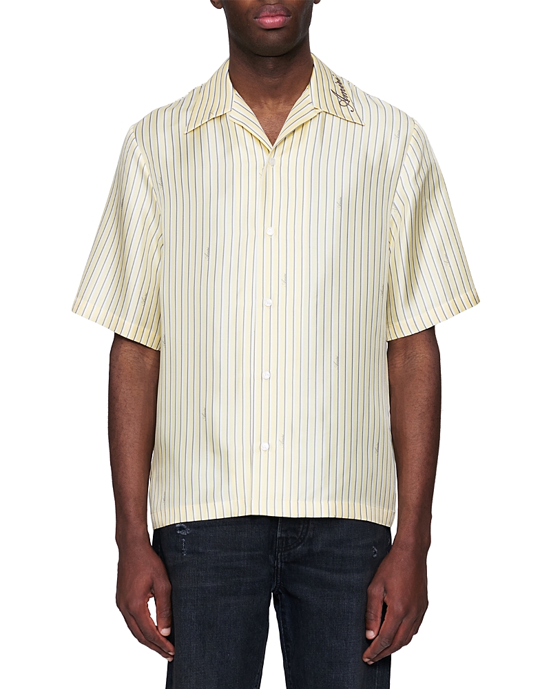 amiri Sherbet Stripe Silk Shirt