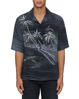 Airbrush Palms Camp Shirt