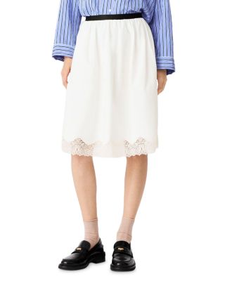 Jentelle Lace Hem Skirt