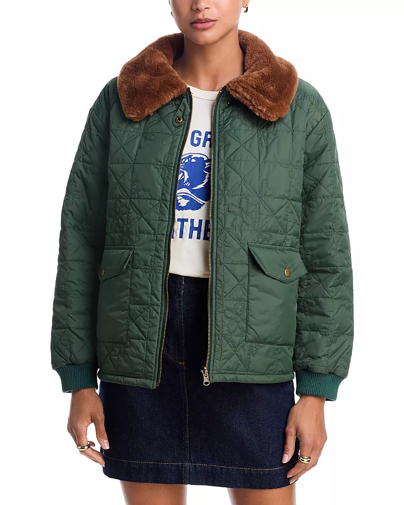 The Great. The Reversible Logger Puffer Jacket