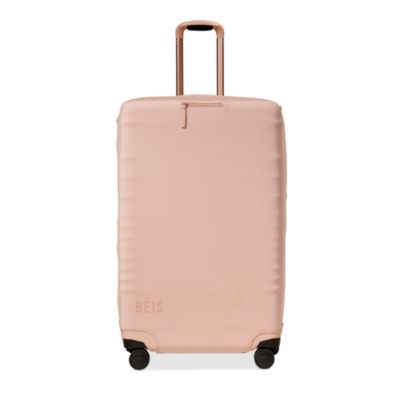 BEIS The Large Check In Luggage Cover in Atlas Pink