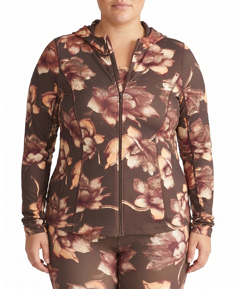 Universal Standard Women's Plus Next-to-Naked Hooded Zip Jacket