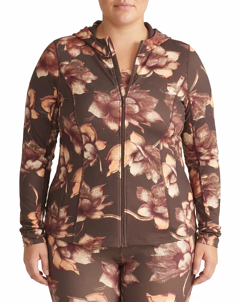 Universal Standard Women's Plus Next-to-Naked Hooded Zip Jacket