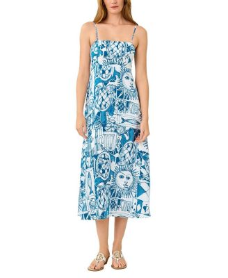  Jorgian Linen Midi Dress