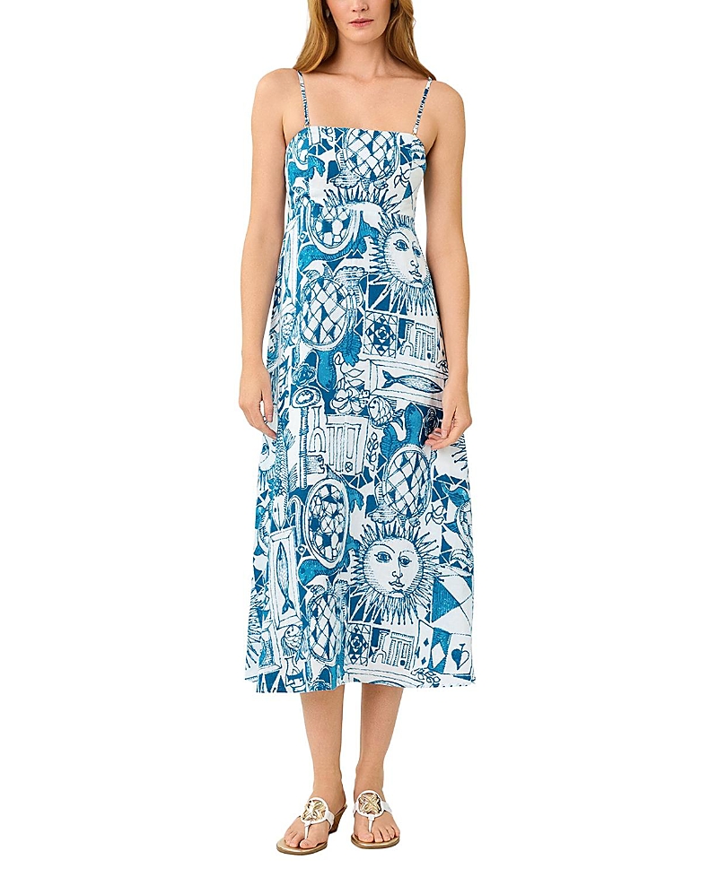 Lilly Pulitzer Jorgian Linen Midi Dress