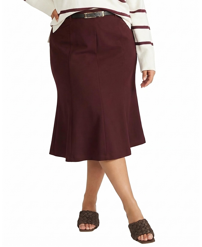 Universal Standard Women's Plus Carla Ponte Skirt