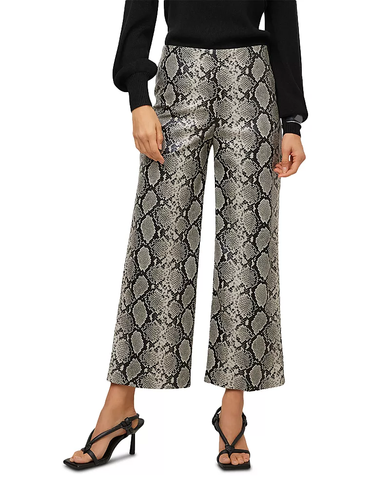 Fifteen Twenty Kelly Faux Leather Cropped Pants