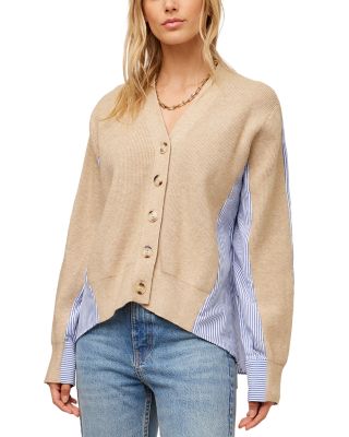 Celine Mixed Media Cardigan