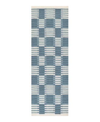 Momeni Scandi SCANDSCN-3BLU Runner, 2'6" x 8'