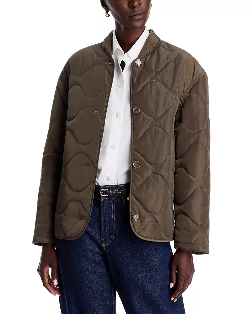 Johnny Was Montecito Puffer Bomber Jacket
