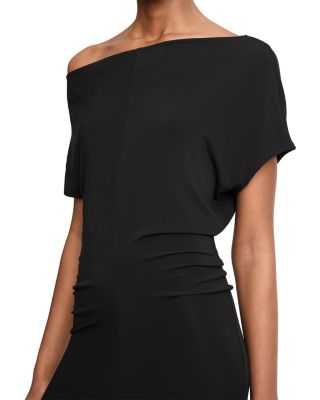 Matte Jersey Off-the-Shoulder Midi Dress - thumbnail 2