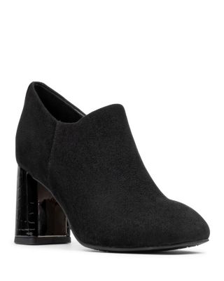 Women's Mid Heel Suede Shooties