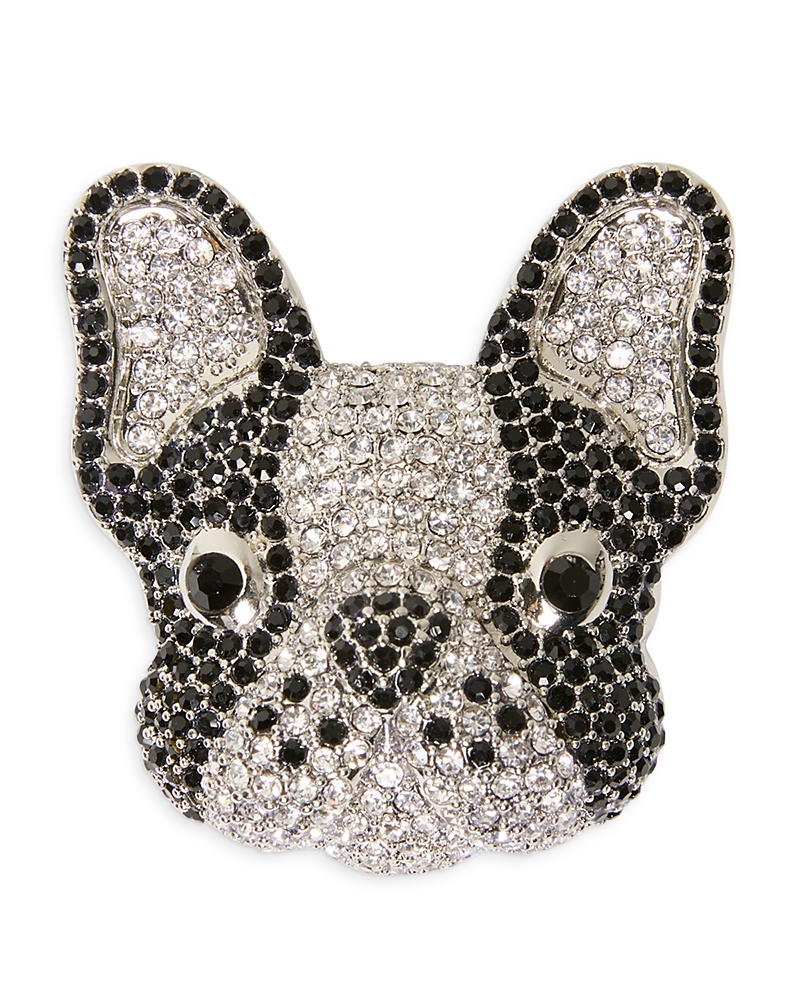 Weekend Max Mara Wkaperle Rhinestone Frenchie Brooch