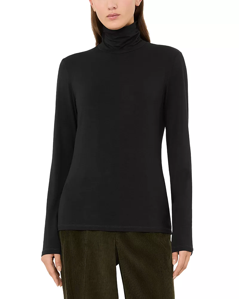 Weekend Max Mara Stretch Jersey Slim Fit Turtleneck
