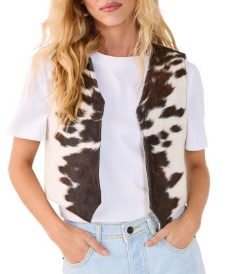  Cow Hide Leather Waistcoat
