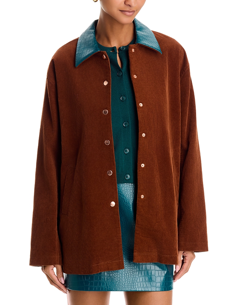 French Connection Casey Cotton Stretch Corduroy Coat