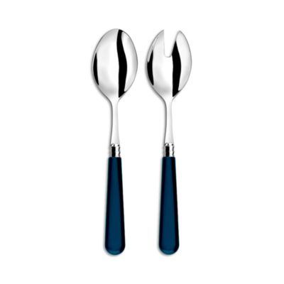 Altea Navy Handle Salad Serving Set