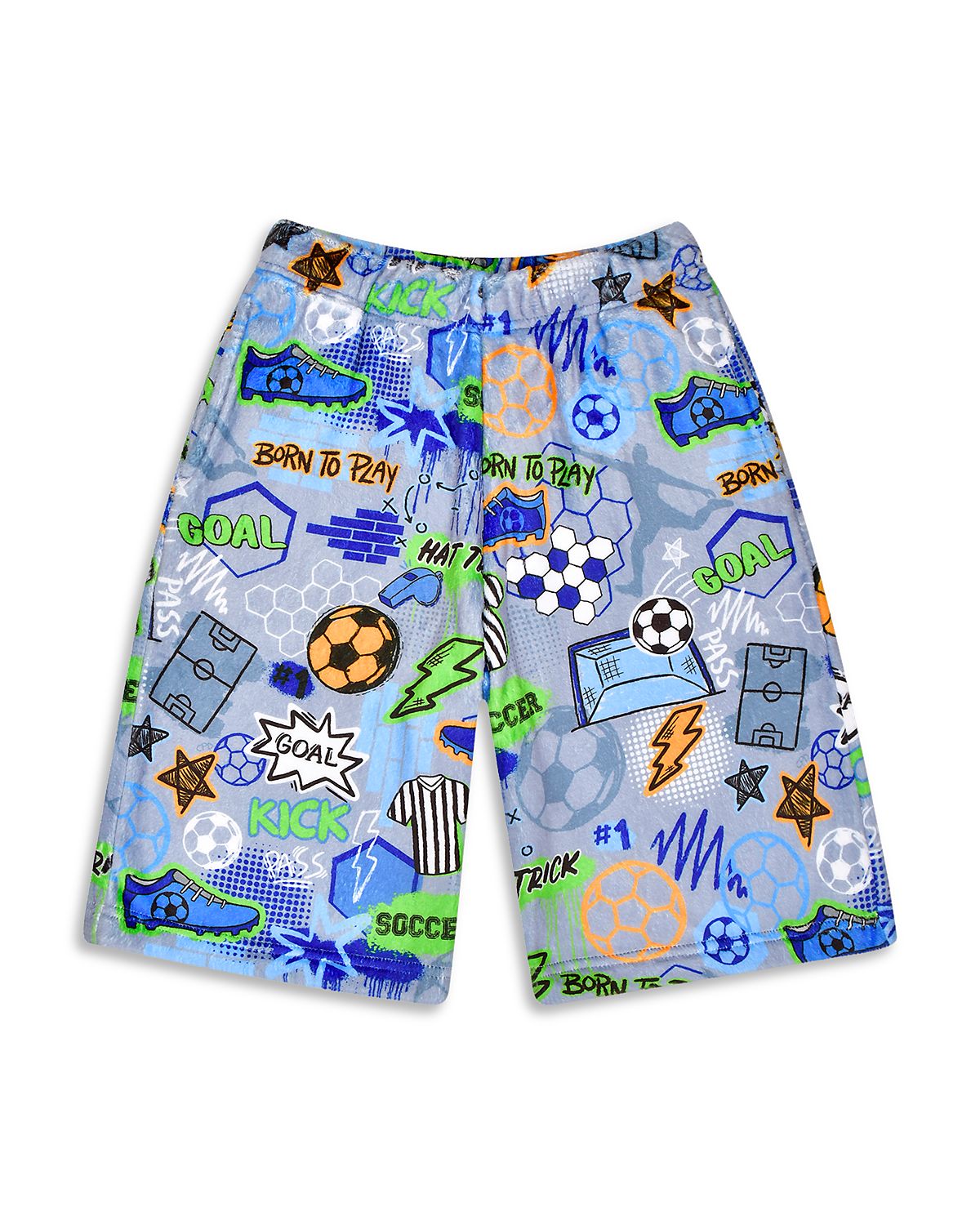 Iscream Boys' Corey Paige Born to Play Soccer Plush Board Shorts - Little Kid, Big Kid