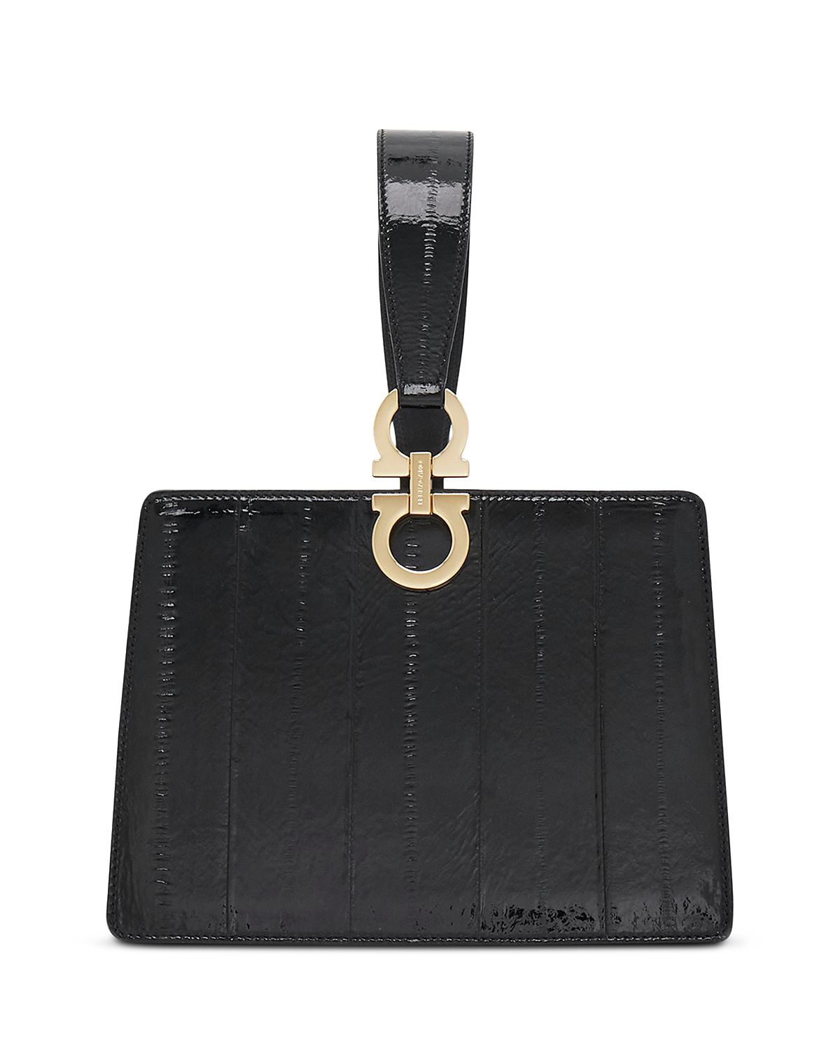 Ferragamo Eel Leather Clutch