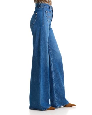 Grant High Rise Wide Leg Jeans in Wanderer - thumbnail 4